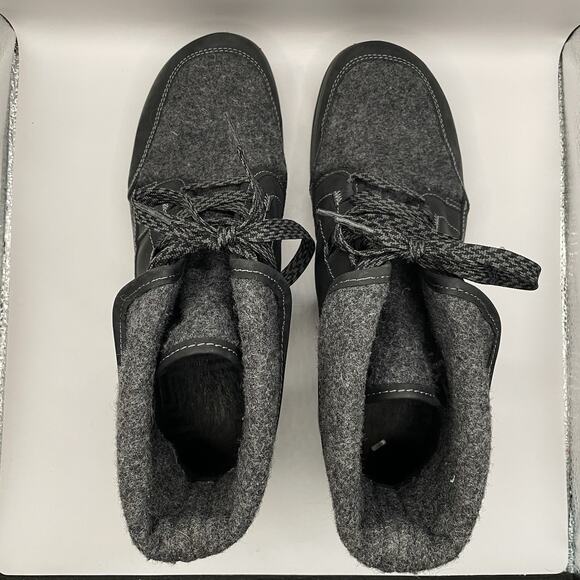 Chaco Women’s Barbury Casual Leather Boots w/ Wool Collar Size 11 J105764 Black - Picture 5 of 8